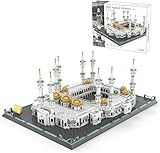 Tirff Moschee Von Mekka Bausteine, 2274 Klemmbausteine Weltberühmtes Architekturmodell, Mini-Baustein-Bausatz, Geschenk für Erwachsene und Kinder, Nicht Kompatibel mit Lgo