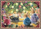 Adventskalender 'Weihnachten in Familie' - der hübsche kleine Kalender für die Adventszeit und zu Weihnachten: Weihnachtskalender mit Türchen, immerwährend (Holly Pond Hill)