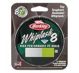Berkley Whiplash 8 Geflochtene Schnur, moosgrün, 0.18mm | 23.3kg | 51lb | 165yd