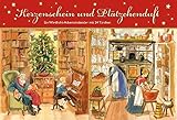 Kerzenschein und Plätzchenduft. Ein Windlicht-Adventskalender mit 24 Türchen (Adventskalender für Erwachsene: Windlicht mit 24 Türchen, Band 9)