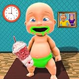 Wo ist das freche Baby? Versteck- und Streichabenteuer: Papa-Kita-Simulator