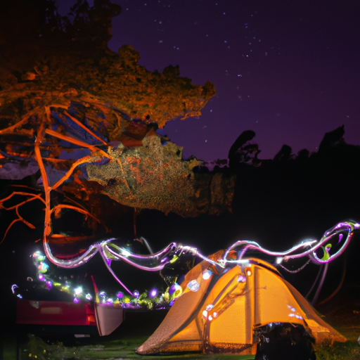 Entdecke die magische Nacht mit Camping Lichterkette!