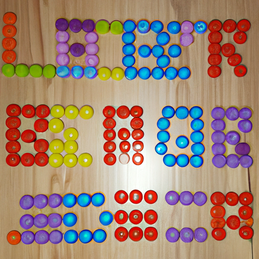 Kinder verzaubern mit Lego Dots Buchstaben!