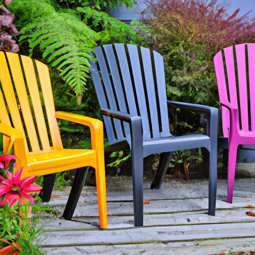 1. Von wegen trist: Gartenstühle Anthrazit bringen Farbe in den Garten