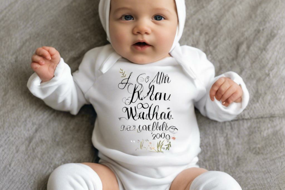 Der Coolste Trend für Babys: Baby Body Personalisiert – Mach dein Baby zum Star!