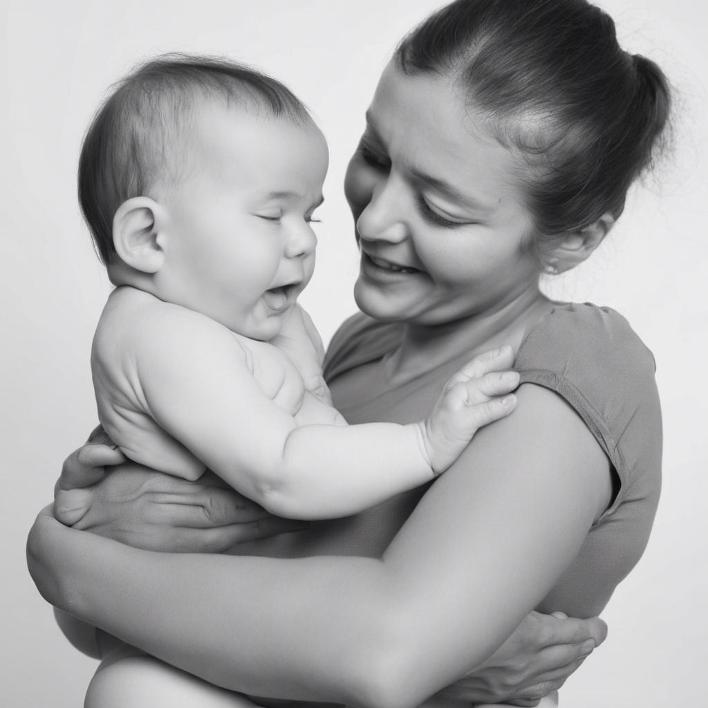 Wann fühlt Baby Hand auf Bauch?