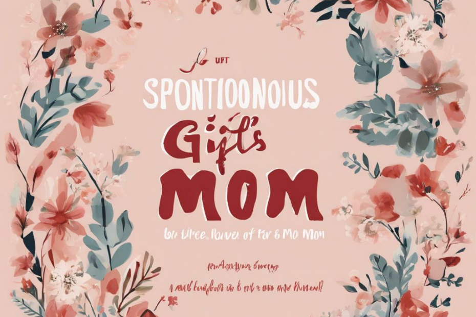 Spontane Geschenke für Mama: Ideen für schnelle Überraschungen