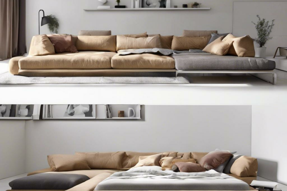 Wie man ein Bett als Sofa nutzen kann: Tipps und Tricks