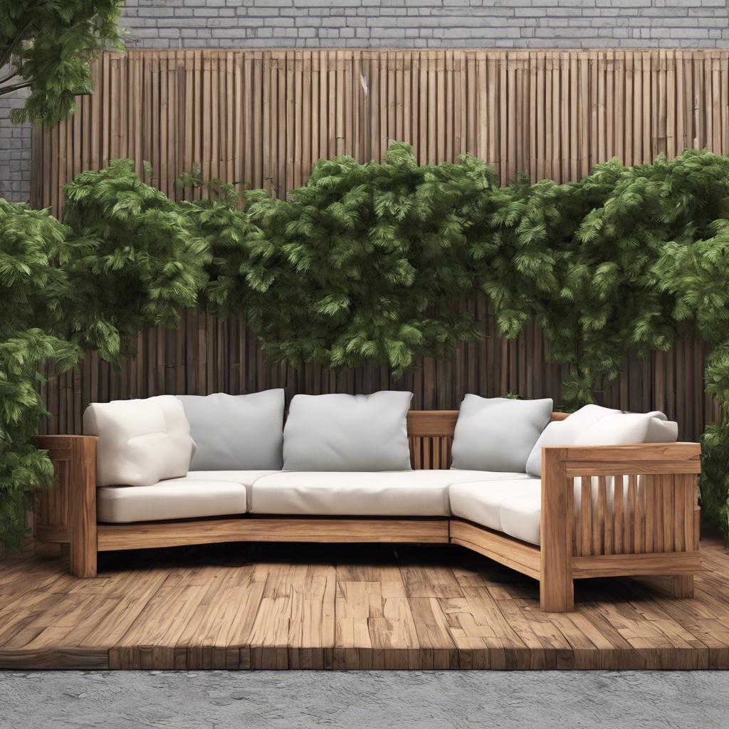 Entdecke die Vorteile eines Garten Sofas aus Holz für deinen Außenbereich