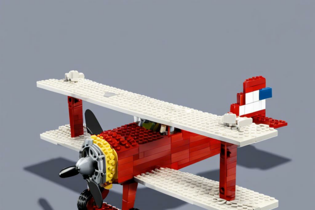 Mit dem Lego Doppeldecker Flugzeug in die Welt der kreativen Modelle eintauchen