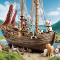 Begib dich auf ein Abenteuer mit dem Schleich Feenboot auf Entdeckung!