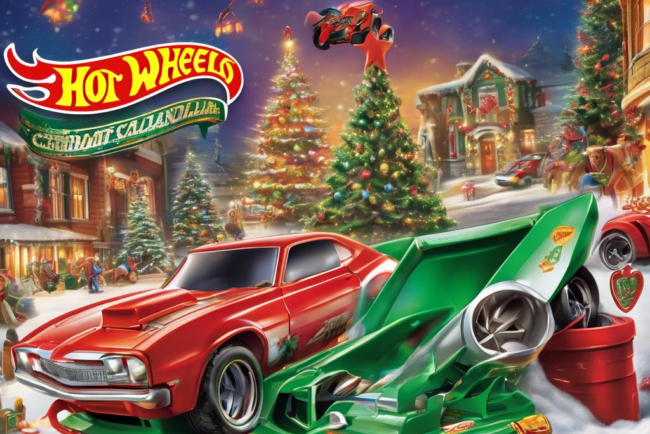Entdecke den Zauber des Hot Wheels Weihnachtskalenders: 24 Tage voller spannender Überraschungen!