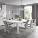 Entdecke den perfekten Esstisch: Der weiße, matte, ausziehbare Esstisch für dein Zuhause