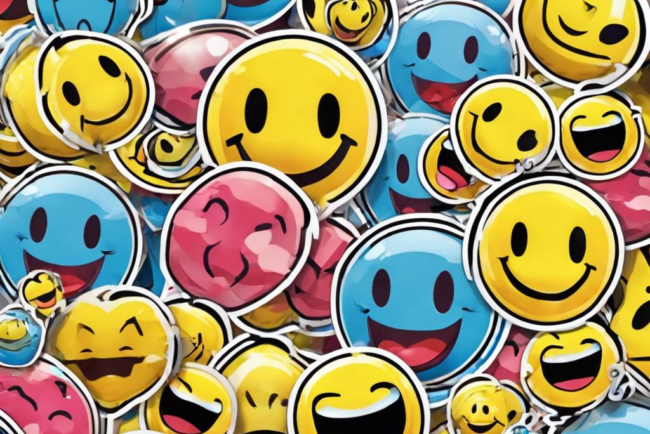 Die Welt der Aufkleber Smiley: Wie ein kleines Gesicht Freude in deinen Alltag bringt