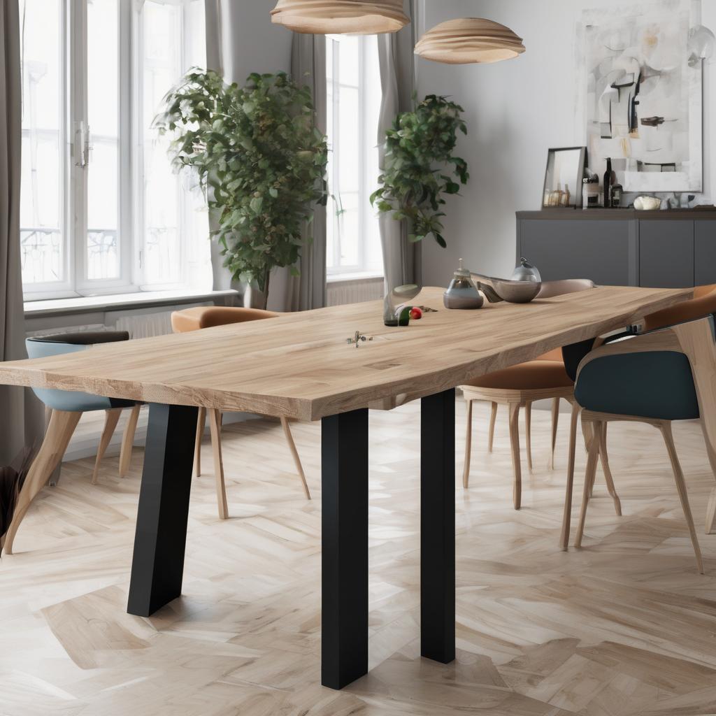 Esstisch 120×80 Massivholz: Der perfekte Mittelpunkt für dein Esszimmer