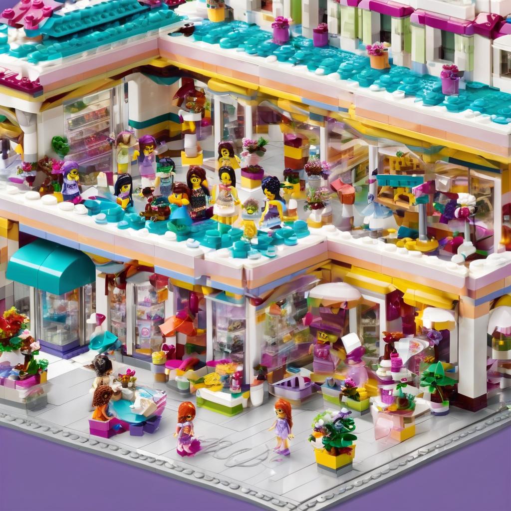 Entdecke das bunte Abenteuer im Lego Friends Shopping Center: Ein Erlebnis für dich!