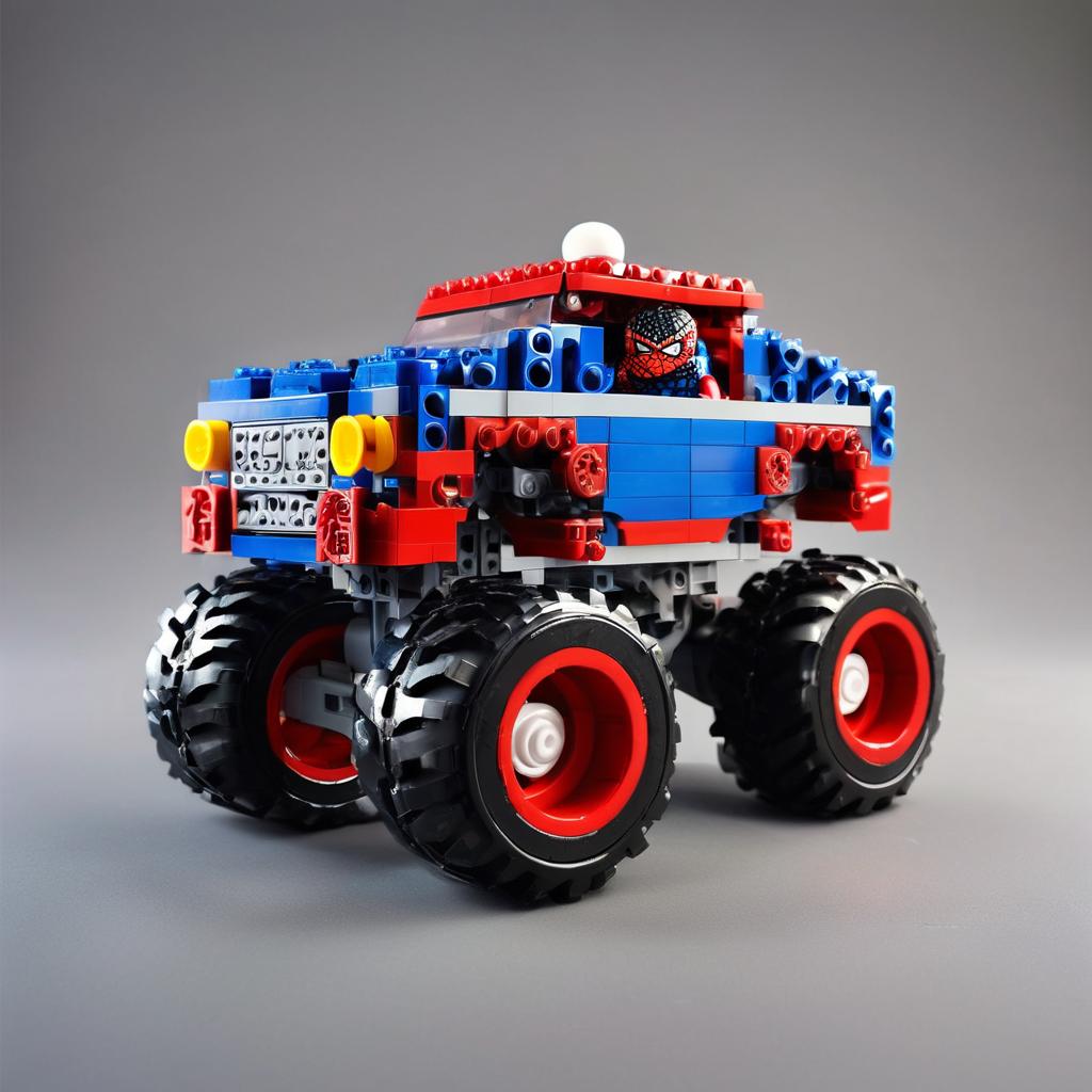 Baue deinen eigenen Lego Spiderman Monster Truck: Spaß und Abenteuer für Groß und Klein!