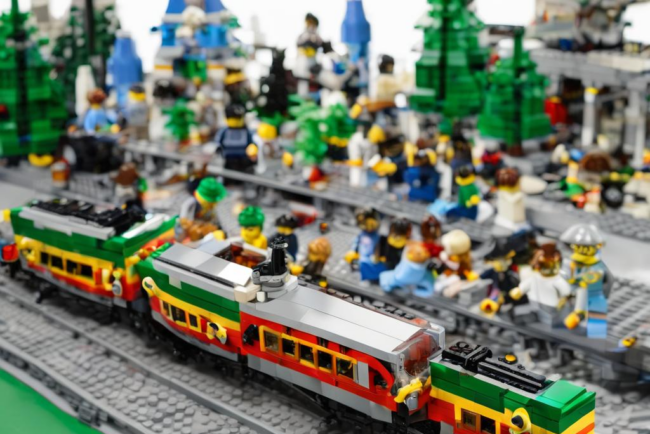 Erlebe die Faszination des Lego Passagierzugs: Kreatives Bauen für Eisenbahnliebhaber